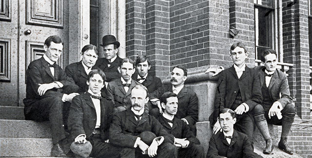 Historical photo of missionaries