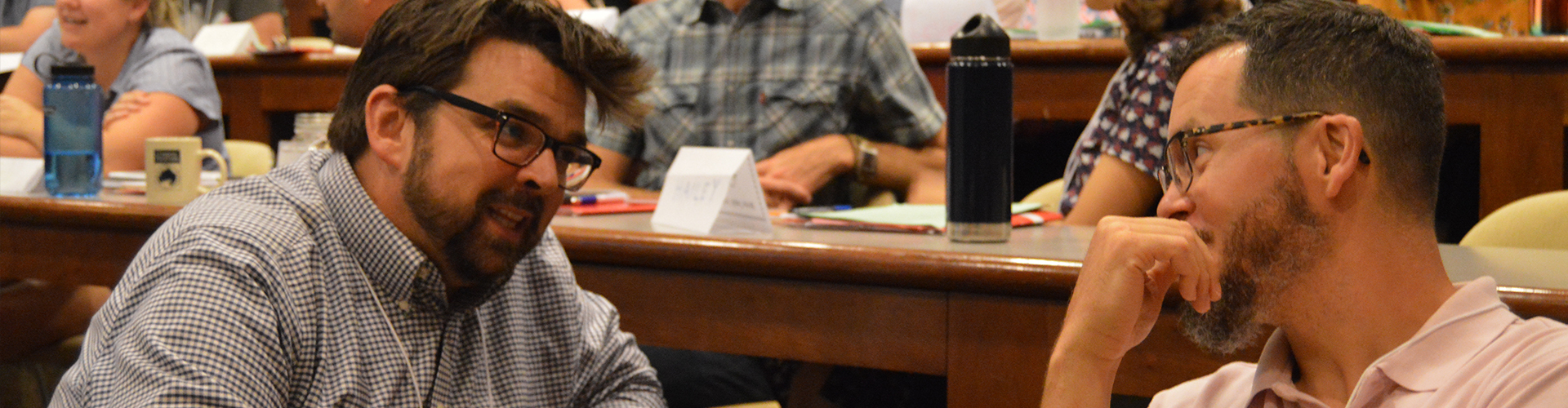 students discussion in class