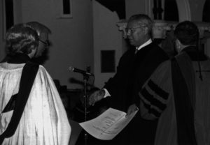 Gen. Colin Powell receives an honorary doctorate in October 1999.